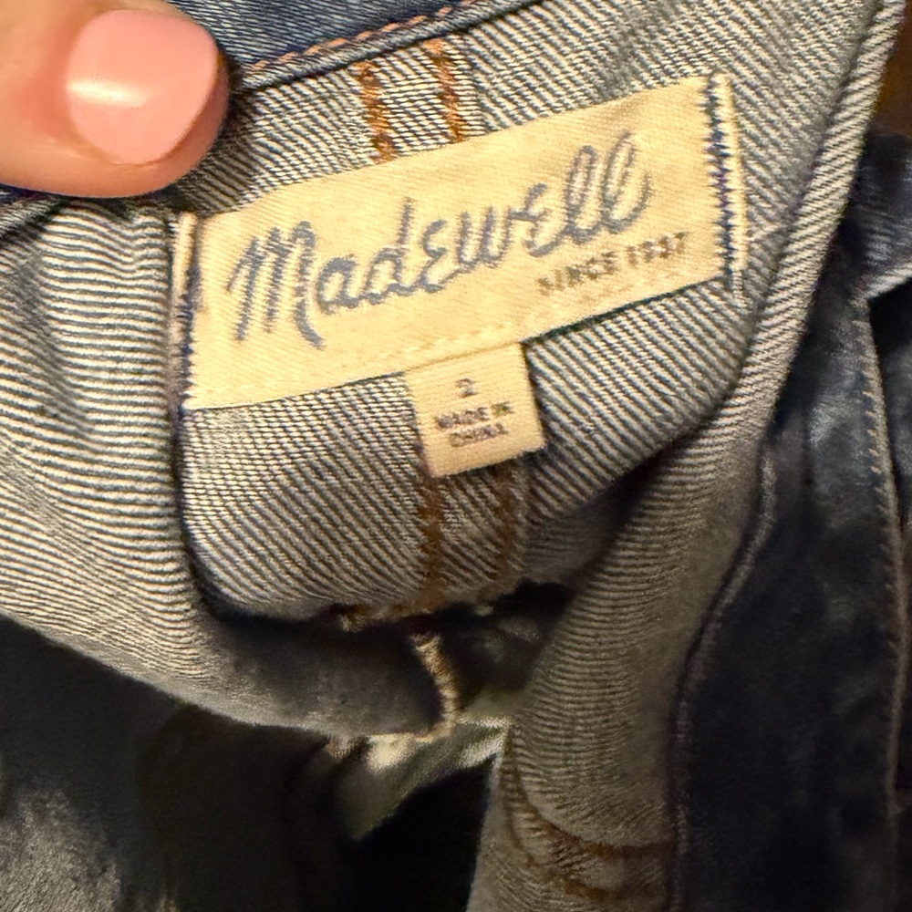Madewell Button-Front Denim Jumper Dress - Picture 8 of 8